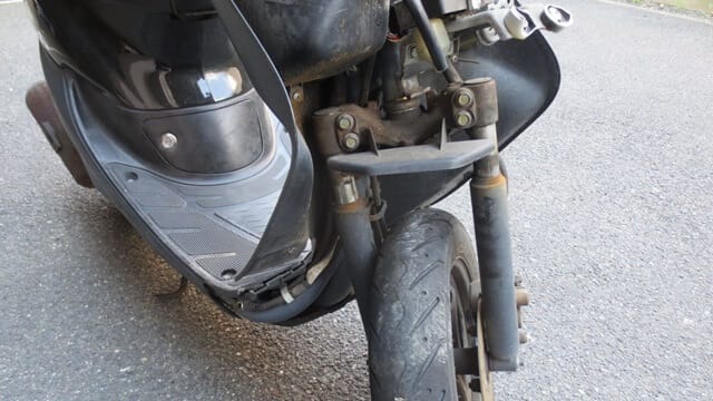 バイクの事故修理